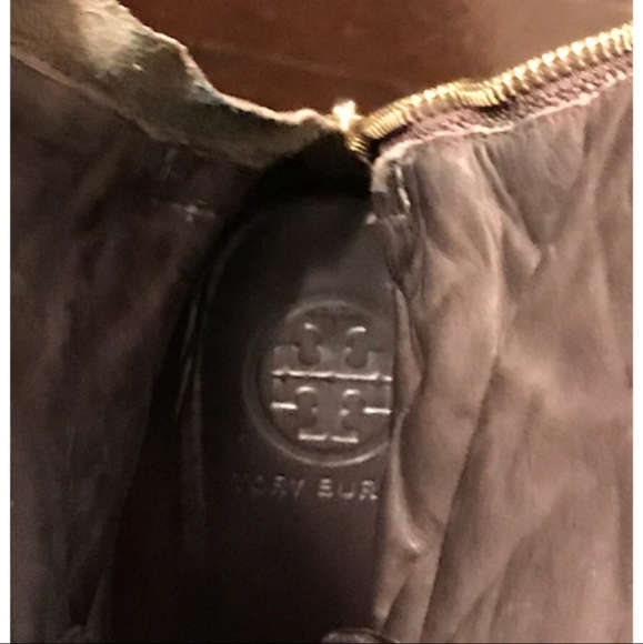 Tory Burch Quilted Leather Riding Boots - Picture 8 of 8